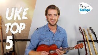 Top 5 Ukulele Songs  EASY CHORDS [upl. by Ynes276]