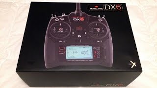 Spektrum DX6 6Channel DSMX Transmitter Unboxing and Review [upl. by Carrick466]