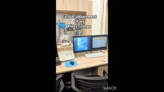 Cardiac department of my mbbs college trending shortsvideo viralvideo mbbs doctor [upl. by Htezzil145]