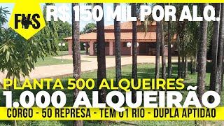 PLANTA 500 ALQ  FAZENDA ONDE ÁGUA É MATO A VENDA NO GOIÁS  DUPLA APTIDÃO  R 150 MIL POR ALQ [upl. by Soo]