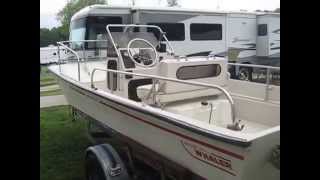 1995 Boston Whaler Boats 17 Montauk [upl. by Ellehsal488]