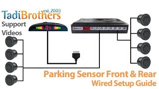 Backup Parking Sensor installation guide [upl. by Nelrac]