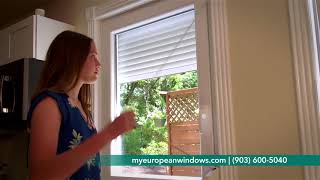 European Tilt and Turn windows with manual roller shutter [upl. by Analiese438]