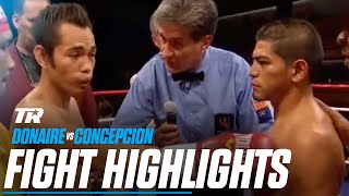 Nonito Donaire vs Rafael Concepcion Highlights [upl. by Lierbag826]