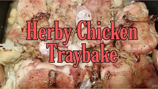 HOW TO MAKE HERBY CHICKEN TRAYBAKE EASY QUICK RECIPE CATHTV30 [upl. by Ydnac]