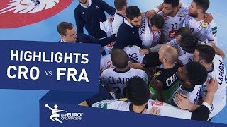 Highlights  Croatia vs France  Mens EHF EURO 2018 [upl. by Julianne]