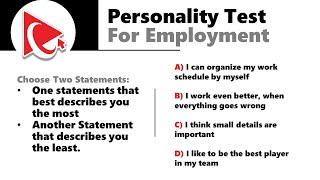 How To Pass Personality Test for Employment [upl. by Willem]