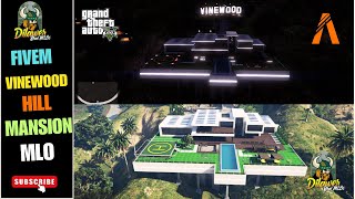 Fivem in Gta 5 exploring Vinewood hills mansion  Gta 5 gang mansionMlo Fivem mlo [upl. by Spiers]