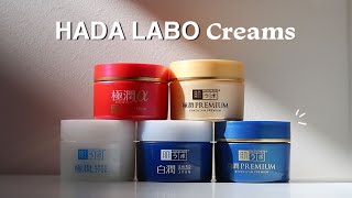 GUIDE TO HADA LABO CREAMS ❤️ Choose the best one for you [upl. by Yks]