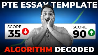 PTE Essay Template  NEW Way to SCORE 9090 in 2024 Algorithm Decoded [upl. by Marabelle234]