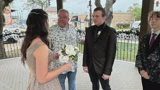 Parish leader steps up to officiate wedding in Houma Louisiana [upl. by Earvin]