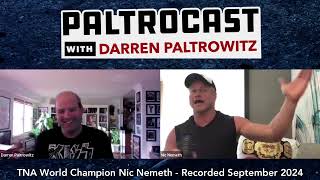 Nic Nemeth On Being TNA World Champion His Podcast David Lee Roth amp Whether He Will Write A Book [upl. by Meill894]