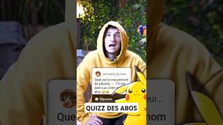 PIKACHU sappelle JEANLUC  Really  😭 Jerezalto Jo shorts holidayswithyoutube quizz [upl. by Sairahcaz]