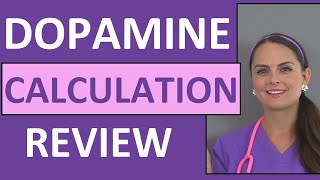 Dopamine IV Drip Calculation amp Nursing Considerations Pharmacology Implications [upl. by Kaasi]