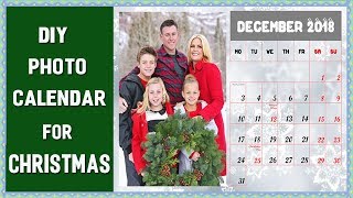 DIY Photo Calendar for Christmas  StepbyStep Guide [upl. by Alyks]