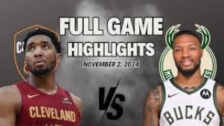 quotCleveland Cavaliers vs Milwaukee Bucks Highlights  Epic NBA Game Recap 2024quot [upl. by Tem11]