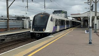 Trains at Romford GEML 270324 [upl. by Redlac137]