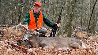 Deer Hunting Massachusetts Still Hunting On Dry Ground  Another Public Land Buck Down [upl. by Hulda]