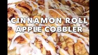 Cinnamon Roll Apple Cobbler [upl. by Burbank871]