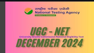 ugc net december 2024 form out exam date eligibility pattern complete informational ugcnet nta [upl. by Gierc]