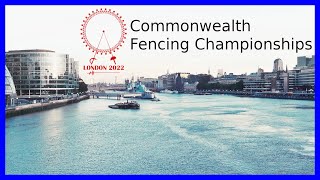 Commonwealth Fencing Championships 2022  DAY07 Piste Blue [upl. by Elletsyrk]