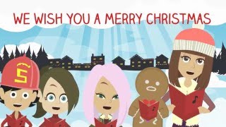 We Wish You a Merry Christmas Only refrain with lyrics [upl. by Elana93]