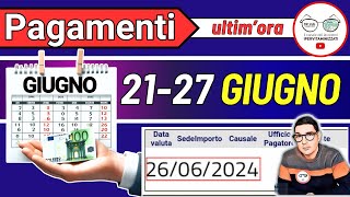 Inps PAGA 25 GIUGNO ➜ ANTICIPO DATE PAGAMENTI ADI ASSEGNO UNICO PENSIONI NASPI BONUS 100€ SFL [upl. by Gifferd]