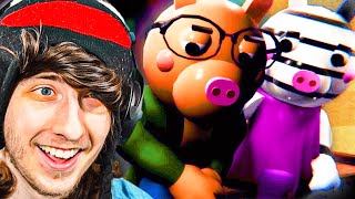 NEW ROBLOX PIGGY MOVIE REACTION [upl. by Rafat]