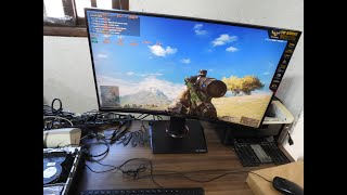 Conhecendo Monitor Gamer Asus VG32VQ  TUF 315 LED Curvo 144 Hz 2K QHD 1ms FreeSync [upl. by Eraste]