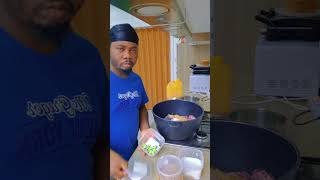 Cooking Nigeria ogbono soup [upl. by Sirtemed87]