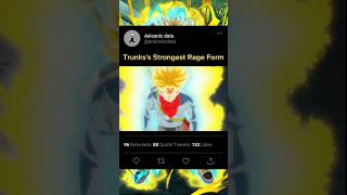 trunkss rage form💯dragonballdbzdbsanimeeditshorts [upl. by Reggi]