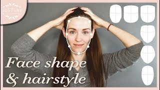 Good hairstyles for your face shape amp how to determine your shape  Justine Leconte [upl. by Kermy836]