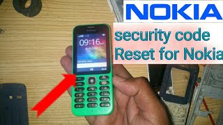 Nokia 215 RM1110 security code Reset Nokia RM1110 security code reset security code Problem [upl. by Schubert]