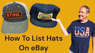 How To List Hats on eBay [upl. by Dorena]