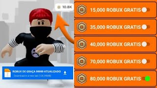 VAZOU NOVA FORMA DE COMO GANHAR MAIS DE 900000 R0BUX DE GRAÇA NO ROBLOX ATUALIZADO 2024 [upl. by Luahs]