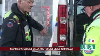 Esondazioni incendi ricerche maxi esercitazione della Protezione Civile nella Brianza Ovest [upl. by Rurik629]