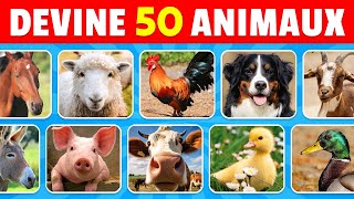 Devine 50 ANIMAUX de la FERME en 3 secondes 🐮🐷🐴  FACILE à IMPOSSIBLE [upl. by Dibb]