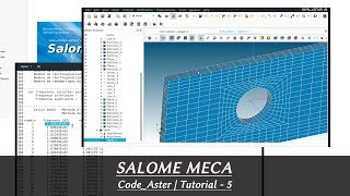 Salome Meca  Structured Grid Meshing CodeAster Study  Lesson 5 [upl. by Haram]