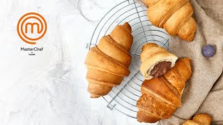 CROISSANTS RELLENOS de CHOCOLATE en FREIDORA de AIRE [upl. by Griffy]