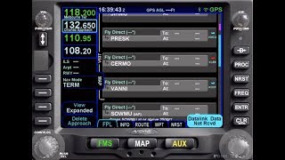 IFR Flight Planning On The Avidyne 550  MzeroA Flight Training [upl. by Iam]