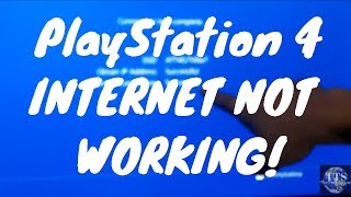 HOW TO FIX PLAYSTATION 4 PS4 WIFIETHERNET NOT WORKING WIFI FIX [upl. by Tansey]