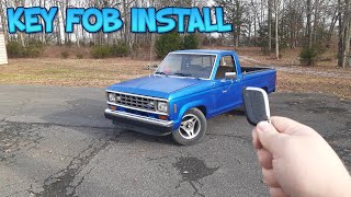 Ranger Gets A Key Fob How To Install Central LockingKey Fob In Your Old Car Or Truck [upl. by Holly]