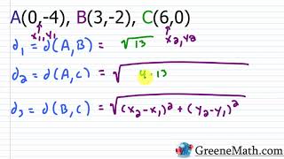 How to Determine if Three Points are Collinear Distance Formula [upl. by Celin249]