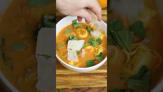 Creamy tortellini soup easyrecipe soup [upl. by Tomaso356]