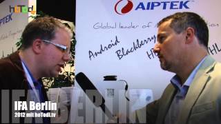 Aiptek Pocketbeamer A50P für Android mit Micro USB und HDMI mit Interview  IFA 2012 [upl. by Robet628]