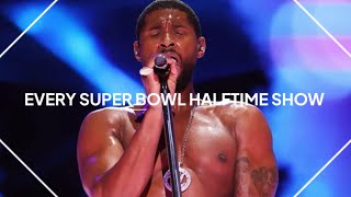 every super bowl halftime show 19902024 [upl. by Ardnama]