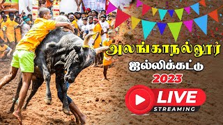 Alanganallur Jallikattu Live 2023  அலங்காநல்லூர் ஜல்லிக்கட்டு நேரலை  Vikatan [upl. by Eillib]