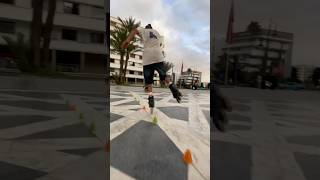 Roller freestyle inline skating slalom [upl. by Nuahsak276]