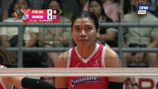 Alyssa Valdez’s SUBSTITUTION DOES WONDERS for Creamline 🔥  202425 PVL AllFilipino Conference [upl. by Bedelia]