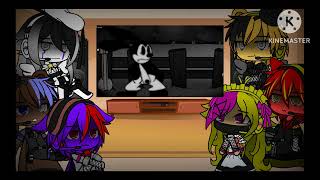 【fnaf au】 fnaf react to wednesdays infidelity oswald [upl. by Yadrahs103]